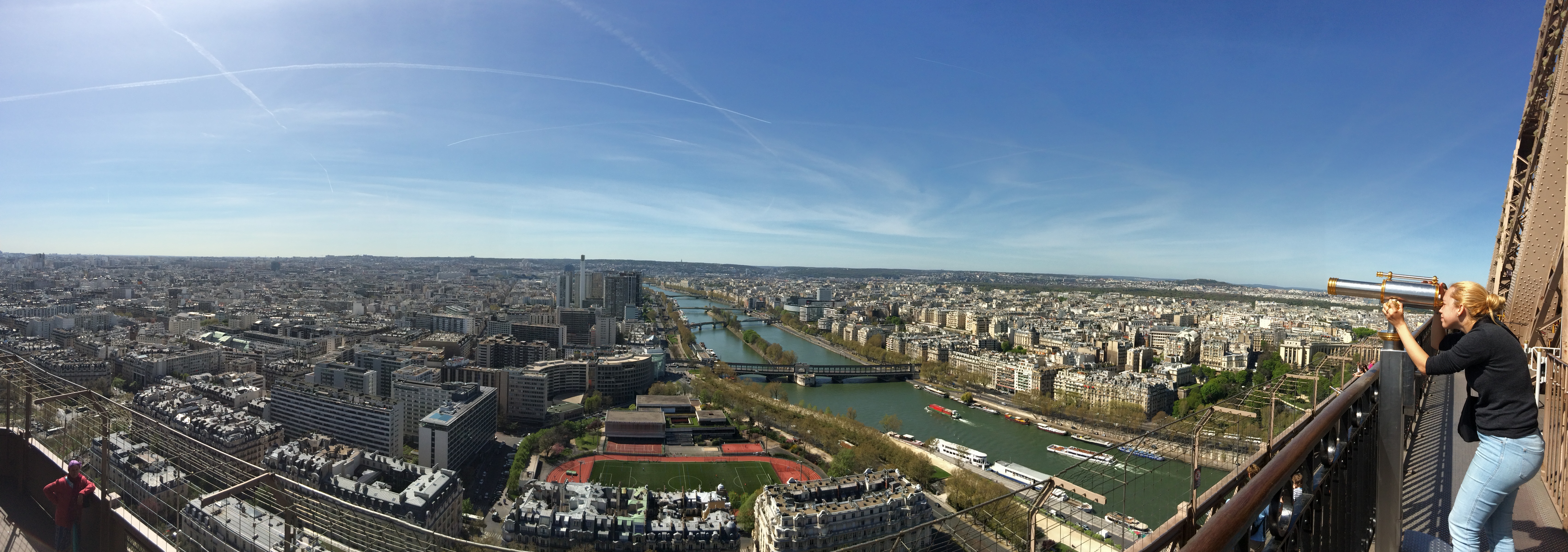 Vista Panoramica de cima da Torre Eiffel