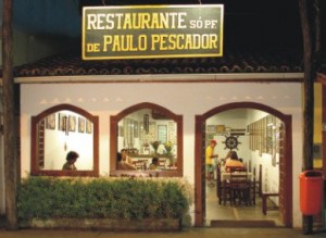 Frente do Restaurante Paulo Pescador