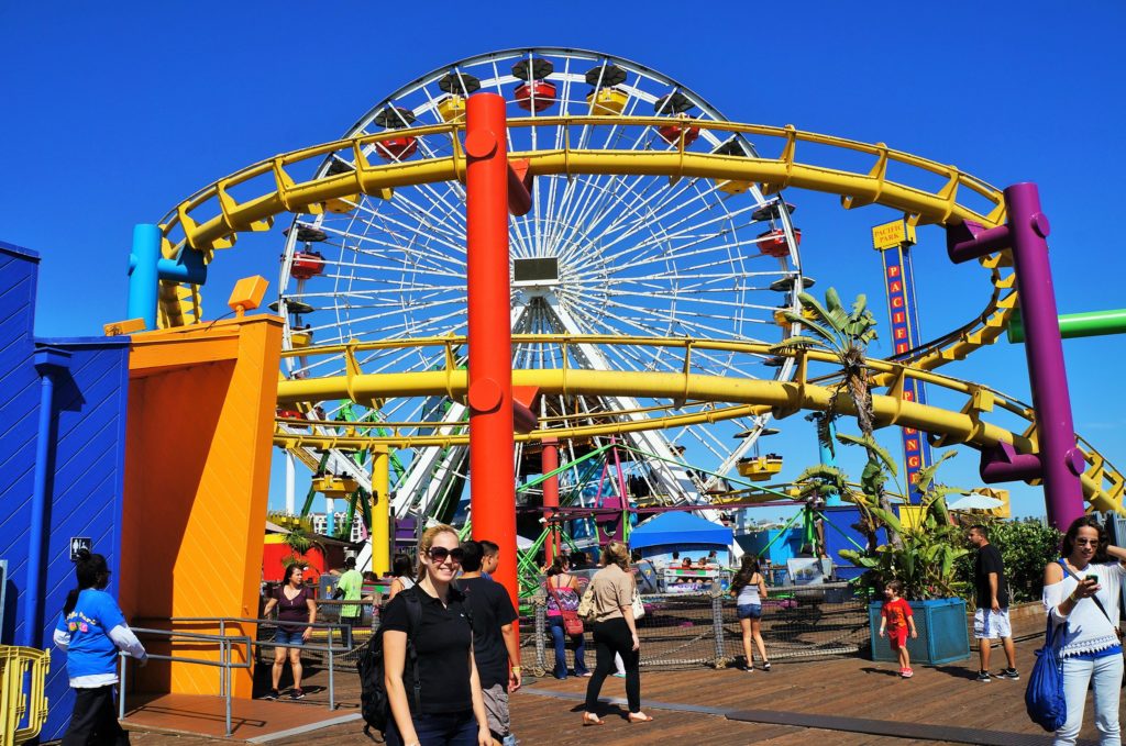 Parque do Pier de Santa Monica