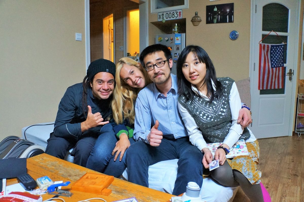 Couchsurfing na China