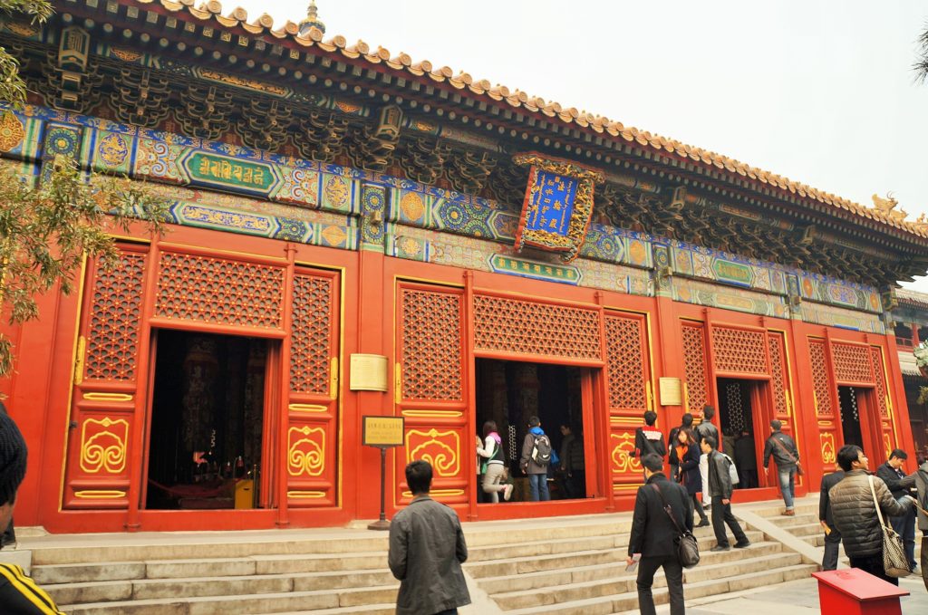 Um dos templos dentro do Templo Lama