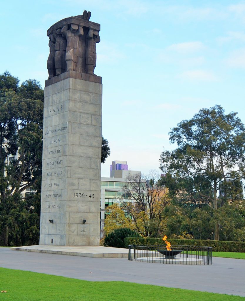 Monumento que descreve todas as guerras que a Austrália participou. 