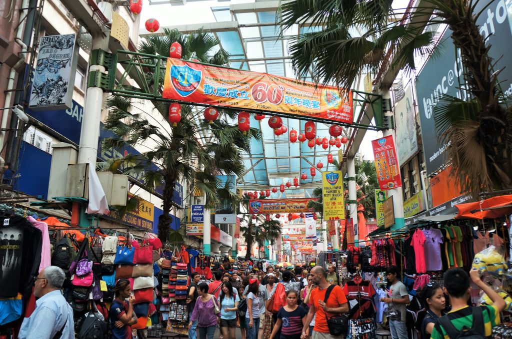 Chinatown em Kuala Lumpur