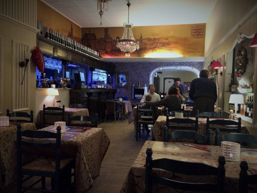 Old Bruges - interior do restaurante