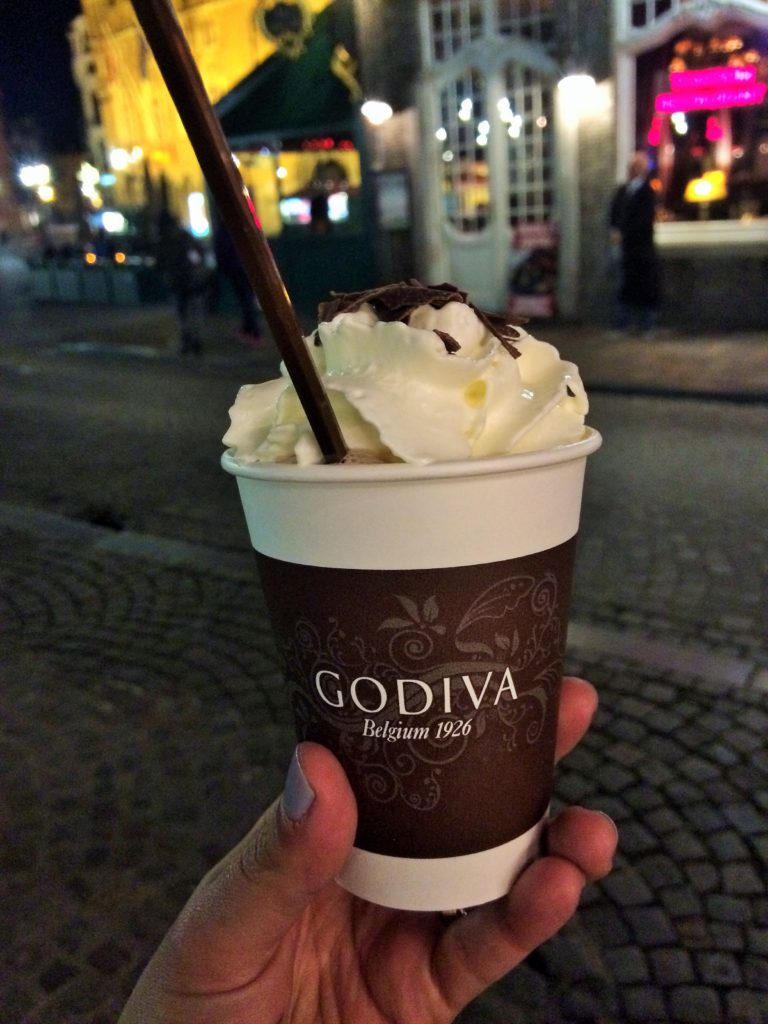 Chocolate quente Godiva