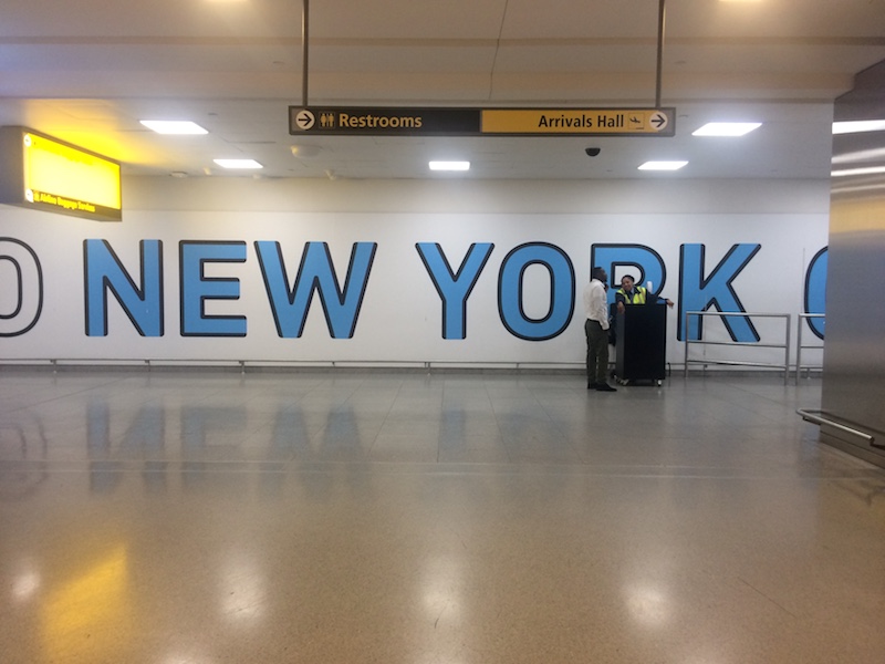 Chegada ao Aeroporto de Nova York 