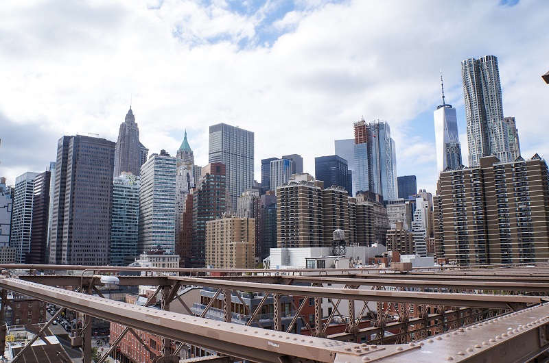 Atravessar a Brooklyn Bridge a pé - caminho