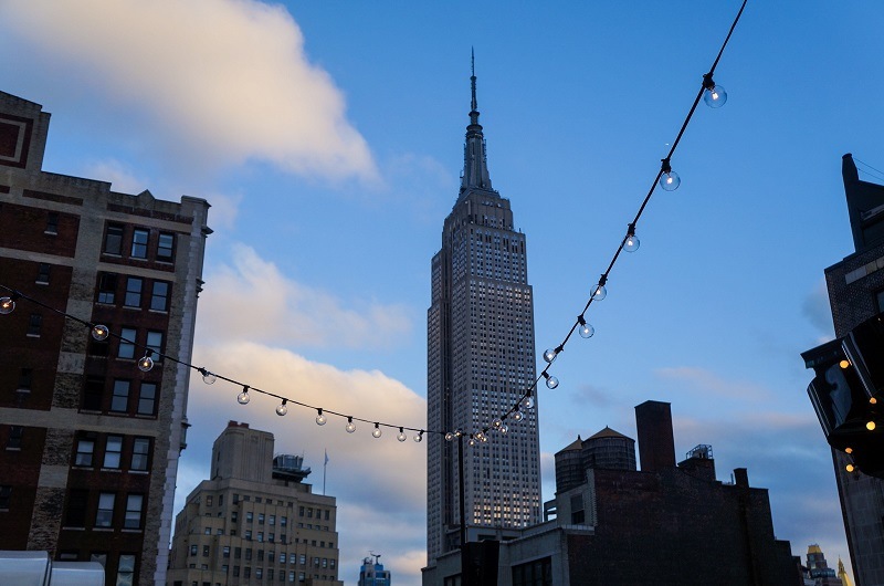 Vista do Rooftop na Times Square