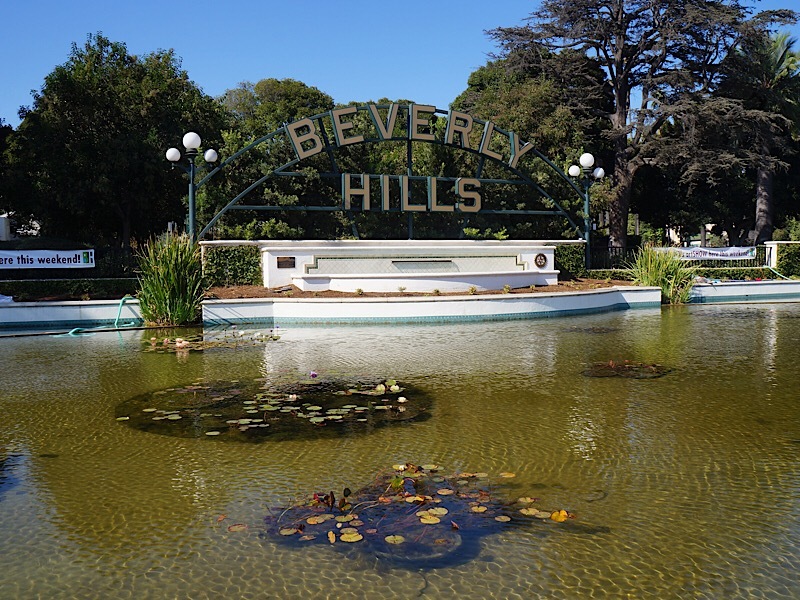 Fonte de Beverly Hills em Los Angeles