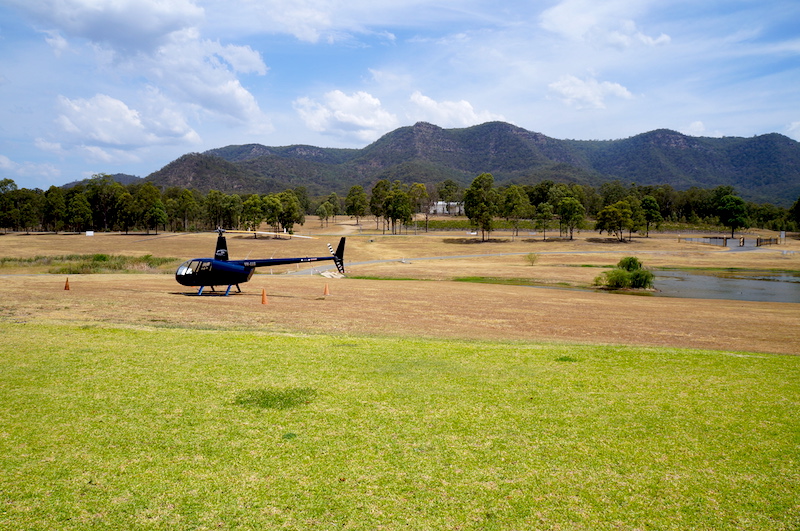 Da para ir no restaurante de helicóptero 