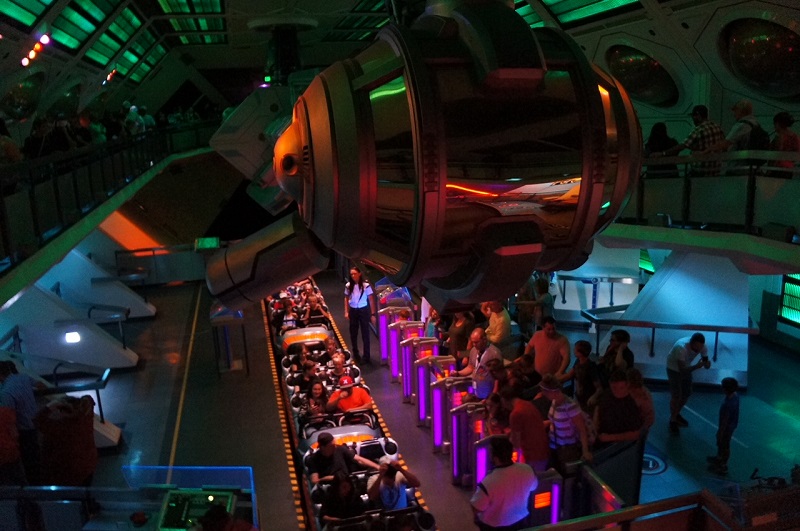 Space Mountain no Disneyland Park