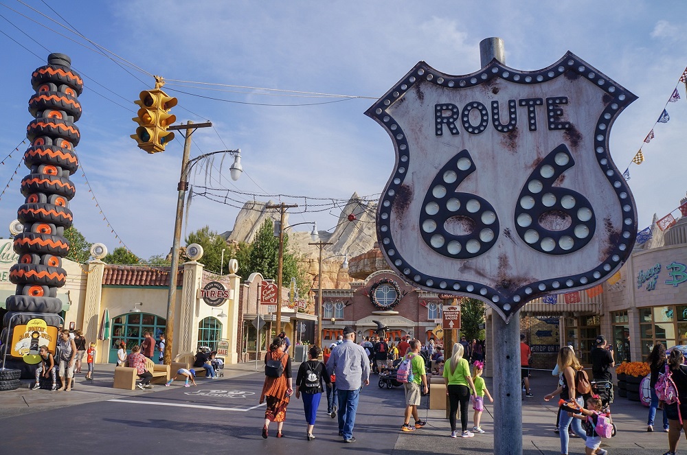 Radiator Springs na Disney Califórnia Adventure Park