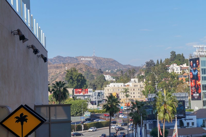 O letreiro de Hollywood em Los Angeles