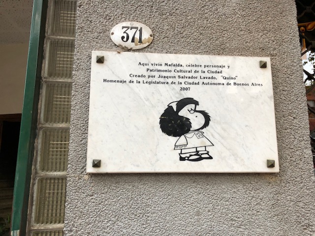 Aqui viveu Mafalda - Paseo de la Historieta