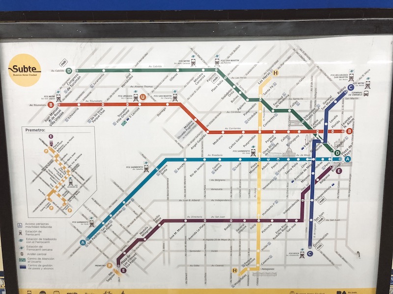 Mapa do metro
