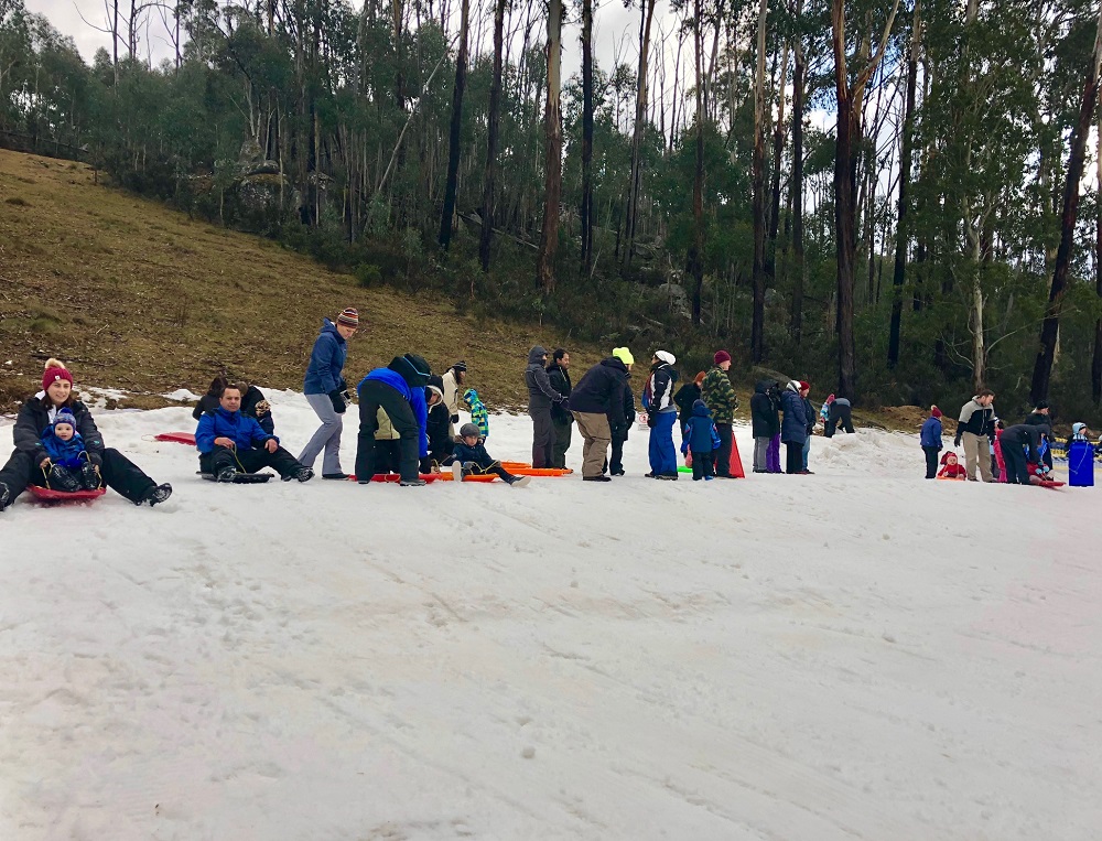 Neve em Canberra