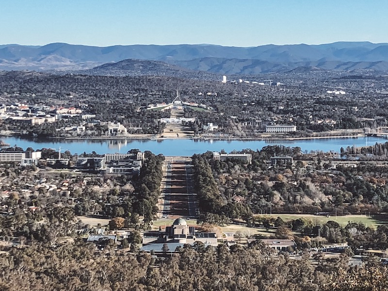 Monte Ainslie em Canberra