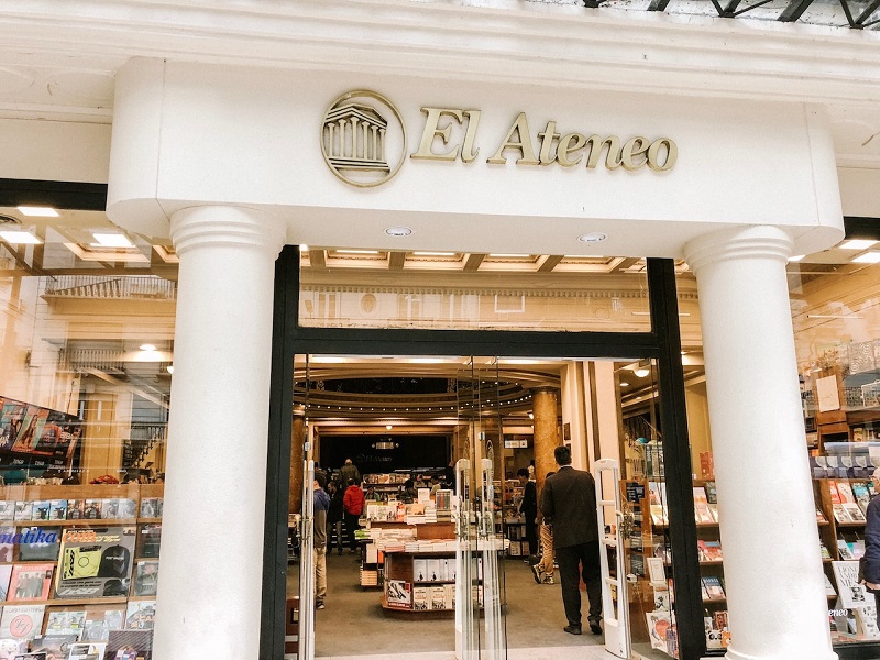 Entrada da livraria El Ateneo