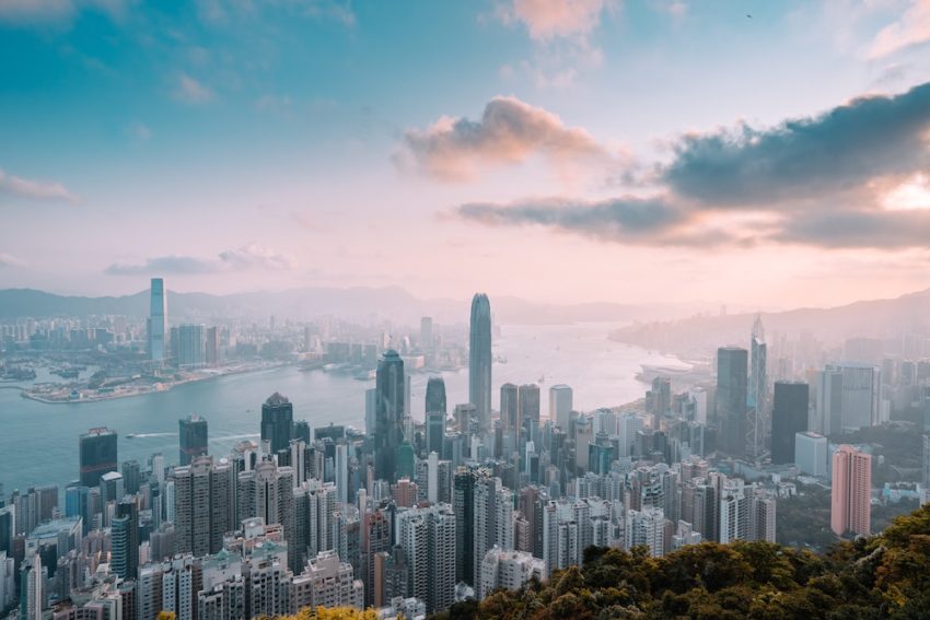 a melhor vista de hong kong