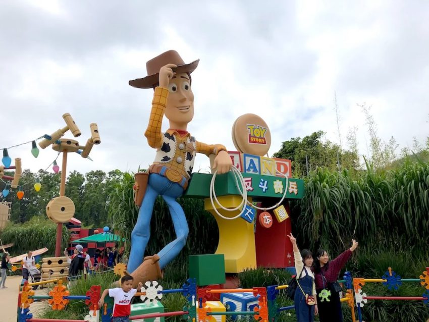 Toy Story na Disney de Hong Kong