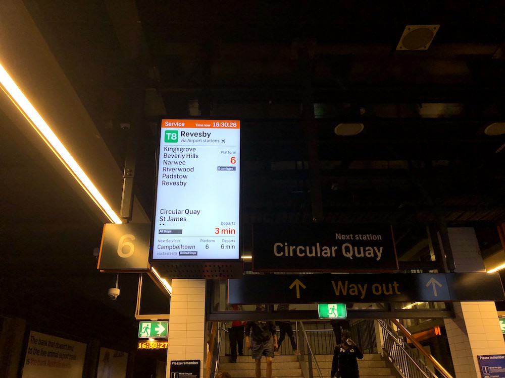 Como se locomover em Sydney - Trem