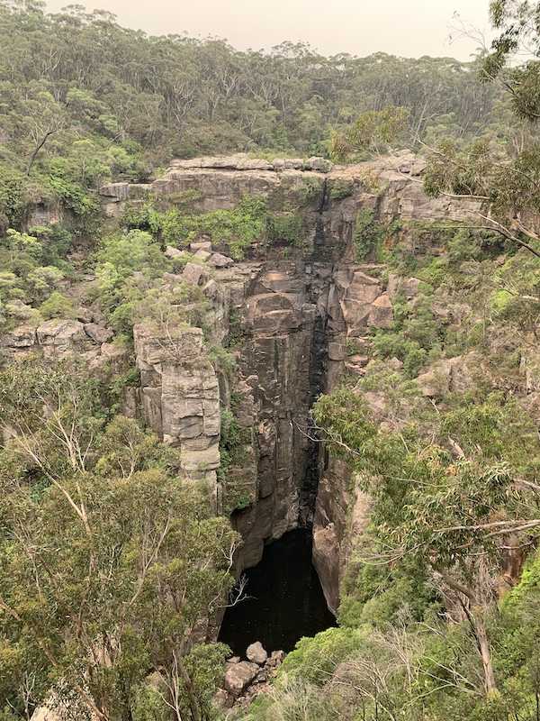 Incêndios na Austrália | Cachoeira seca perto de Robertson