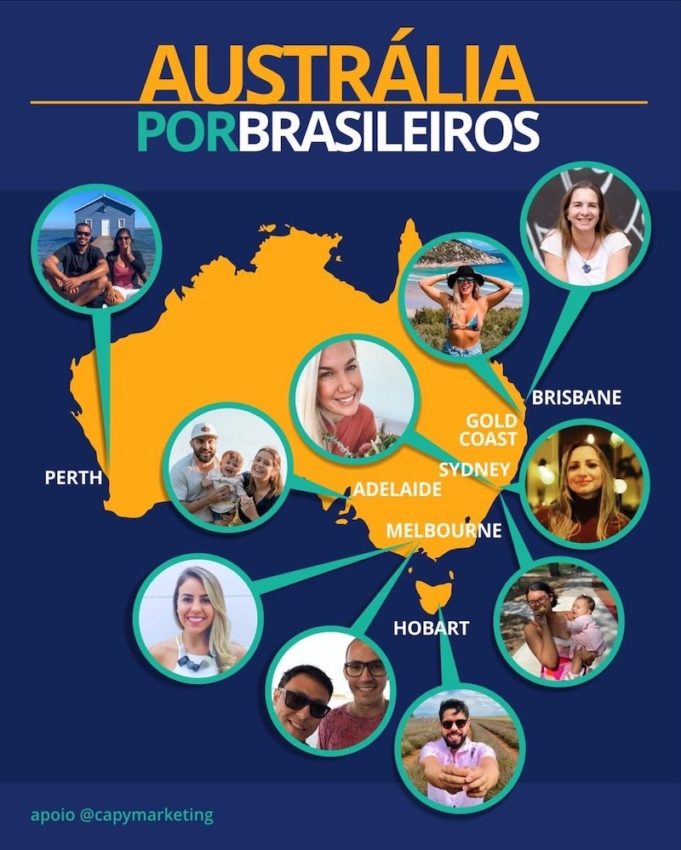 Austrália por Brasileiros