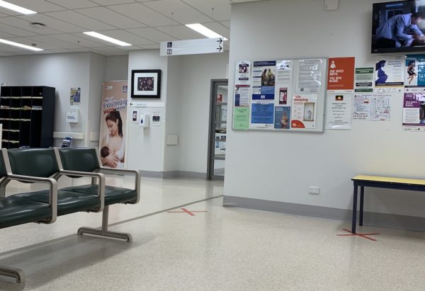 hospital público na Austrália na gravidez