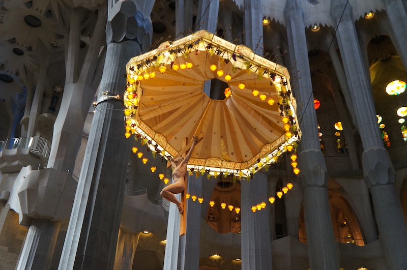 Interior da Sagrada Família