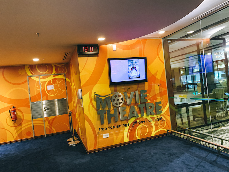 Cinema aeroporto de Singapura